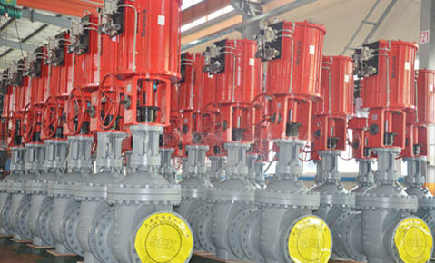 GFF氣動（dòng）平行雙閘板閥